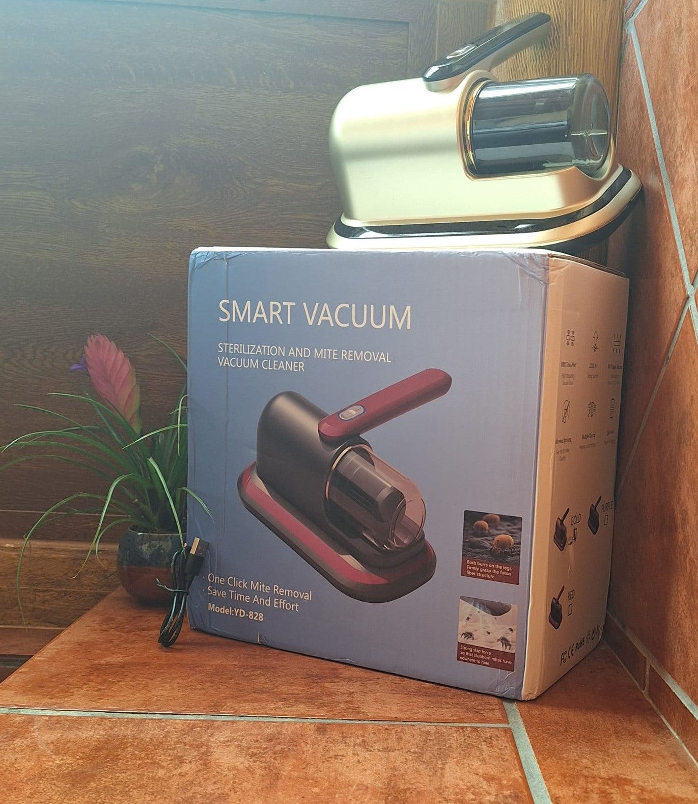 Mini robot de esterilización ultravioleta y eliminación de ácaros.